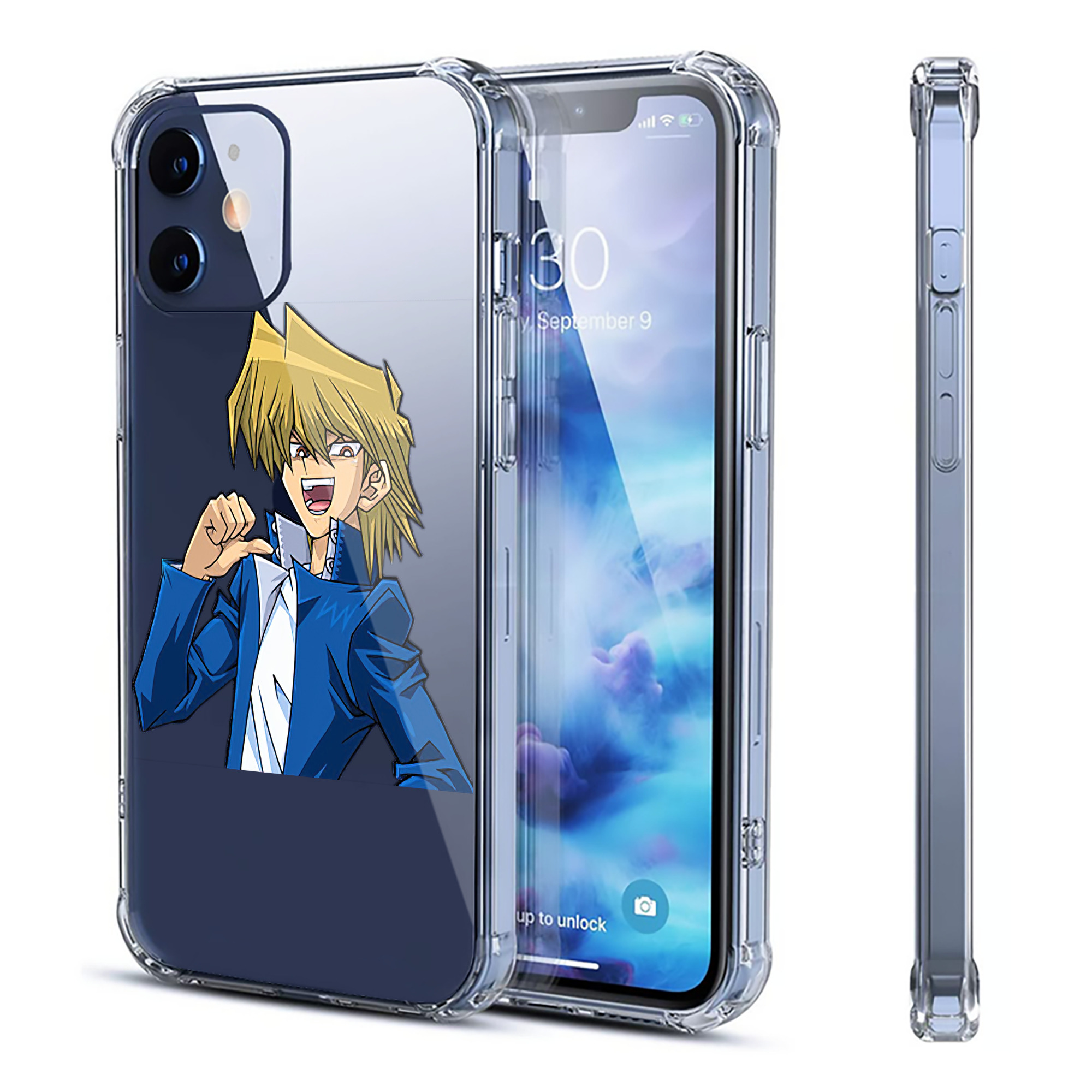 （画像用） 遊☆戯☆王 Yu-Gi-Oh! 【iPhone 12シリーズ対応】透明スマホケース（クリアソフトケース）